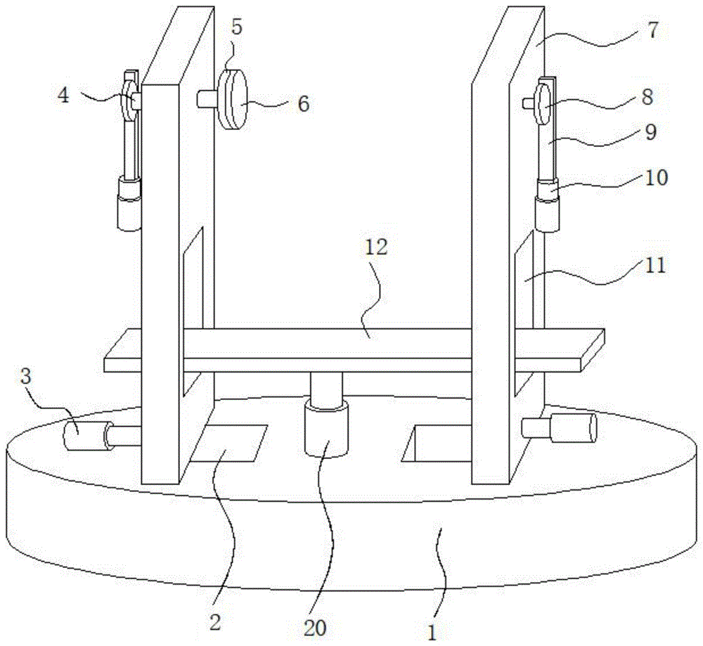 一种用于测试治具的装夹结构的制作方法