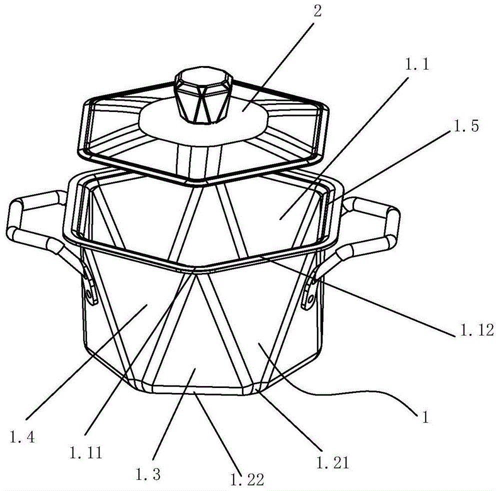 多边形炊具的制作方法