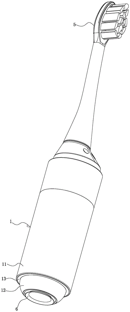 一种可站立的电动牙刷的制作方法