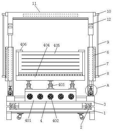 一种升降式建筑施工平台的制作方法