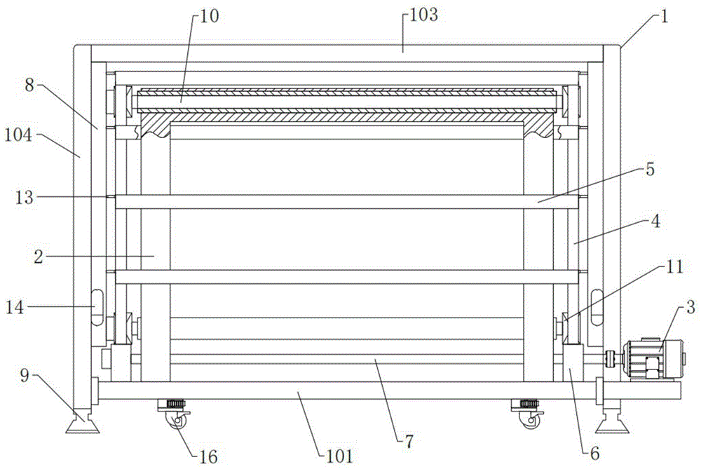 一种公路工程用管道摆放架的制作方法