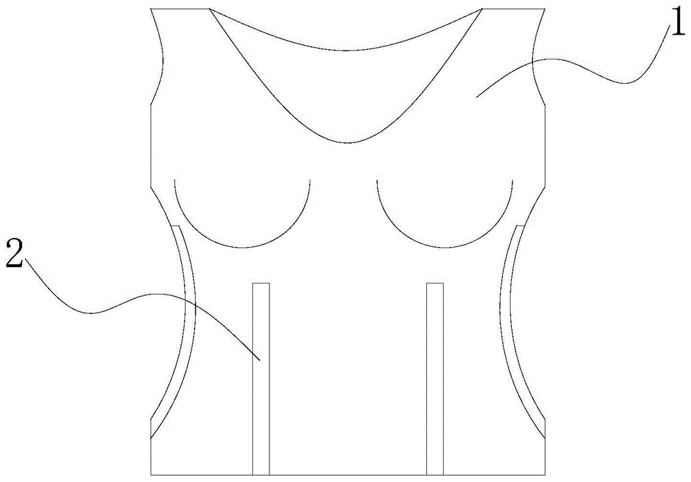 一种磁性负离子腰背夹的制作方法