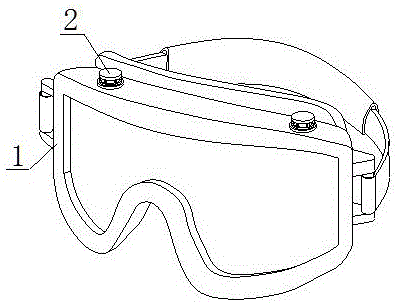 一种适合检验科医生的防水雾护目镜的制作方法
