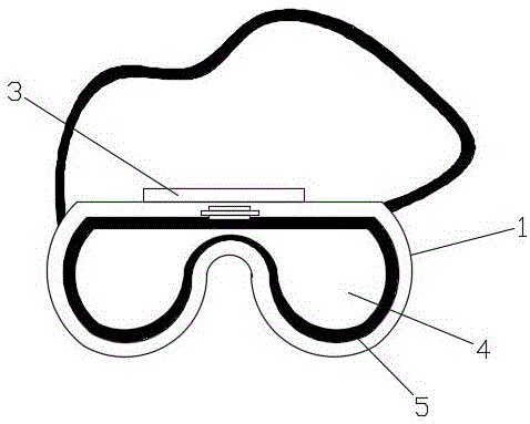 石墨烯防雾护目镜的制作方法