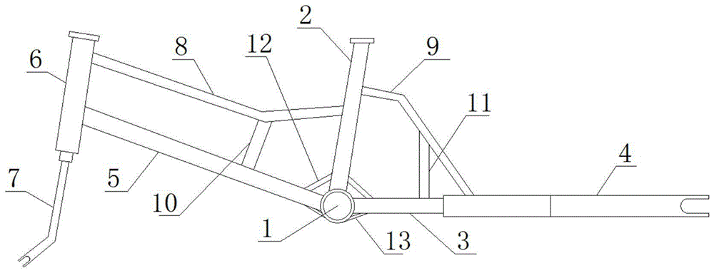 一种三轮车车架的制作方法