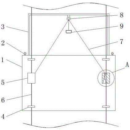 一种防摇摆的多功能建筑施工用安全型吊篮的制作方法