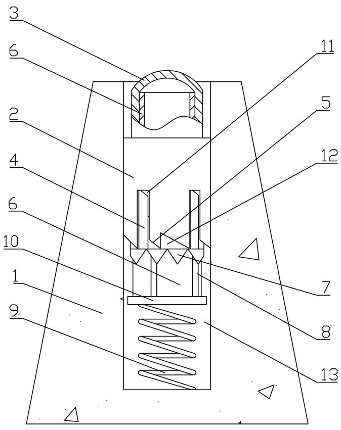 新型围栏杆底座的制作方法