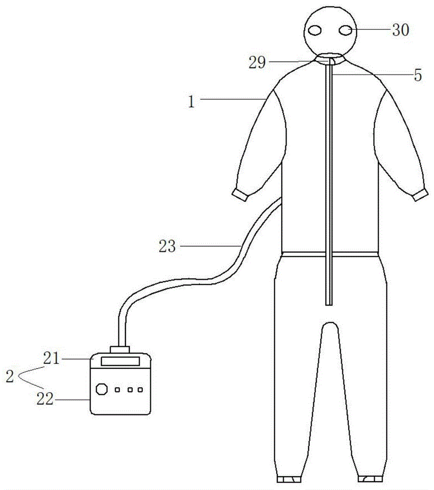 一种便携式药浴衣的制作方法