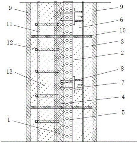 一种建筑外墙内置保温系统及方法与流程