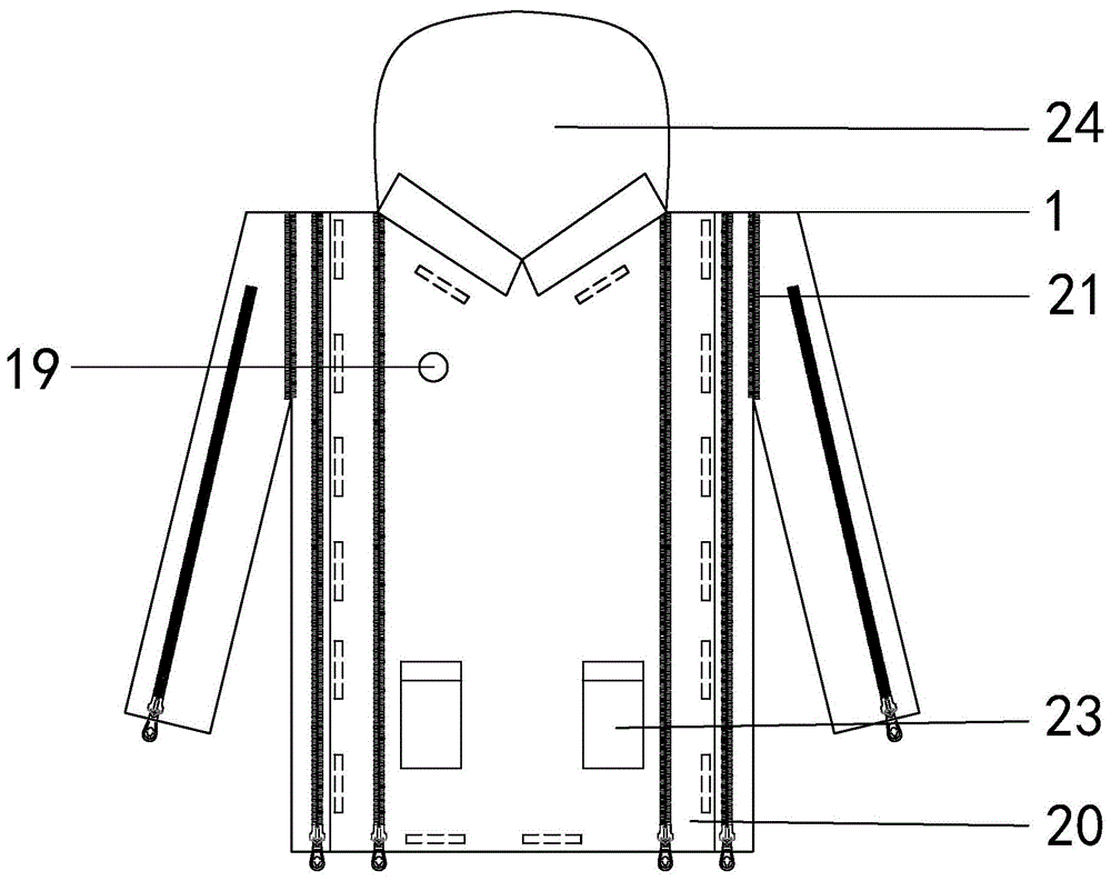 一种贴袋式服装的制作方法