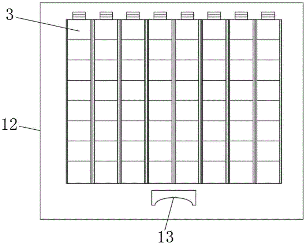 一种教室排位模拟教具的制作方法