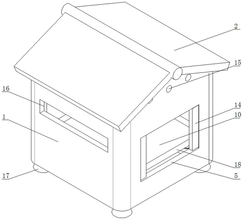 一种可恒温的小型宠物屋的制作方法