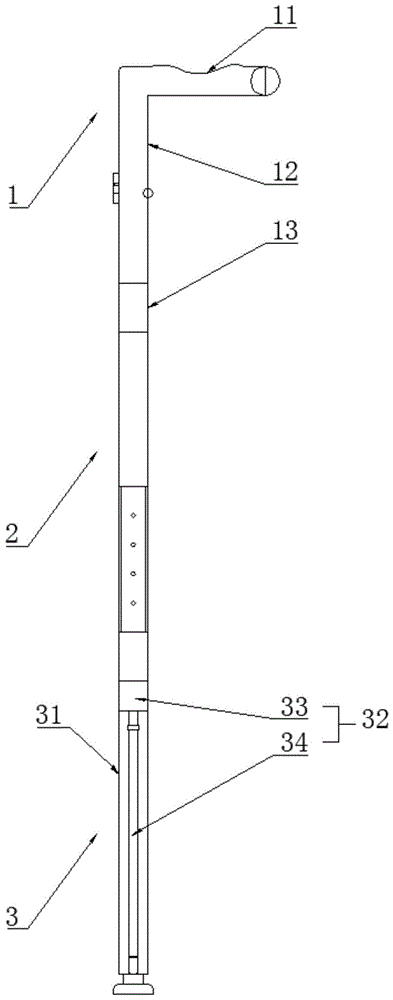 一种多功能拐杖的制作方法