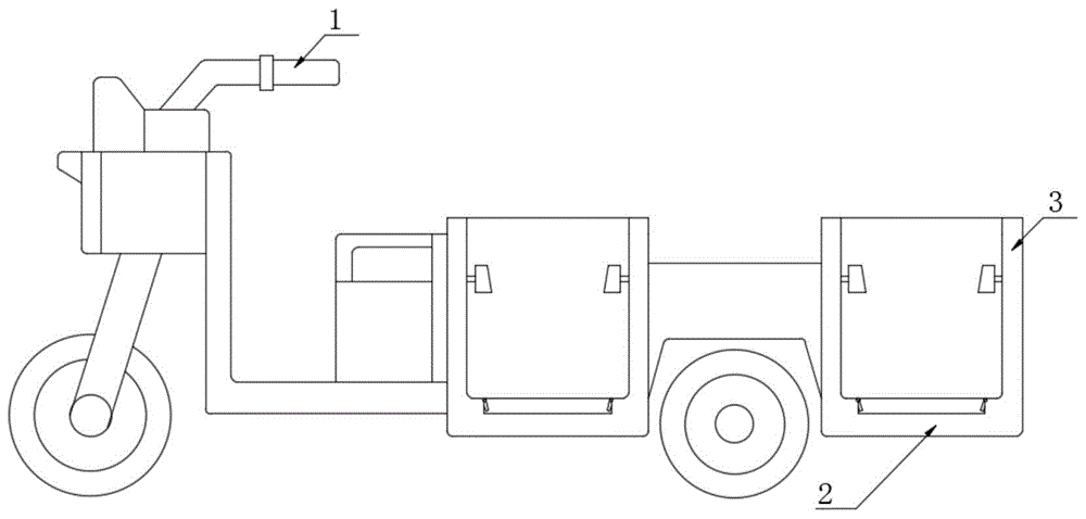 一种运桶三轮车快速安装机的制作方法