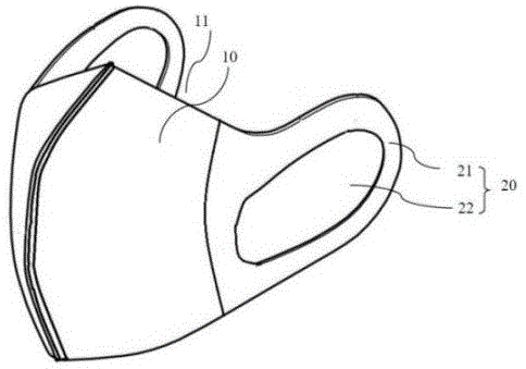 具有仿生挂耳的口罩的制作方法