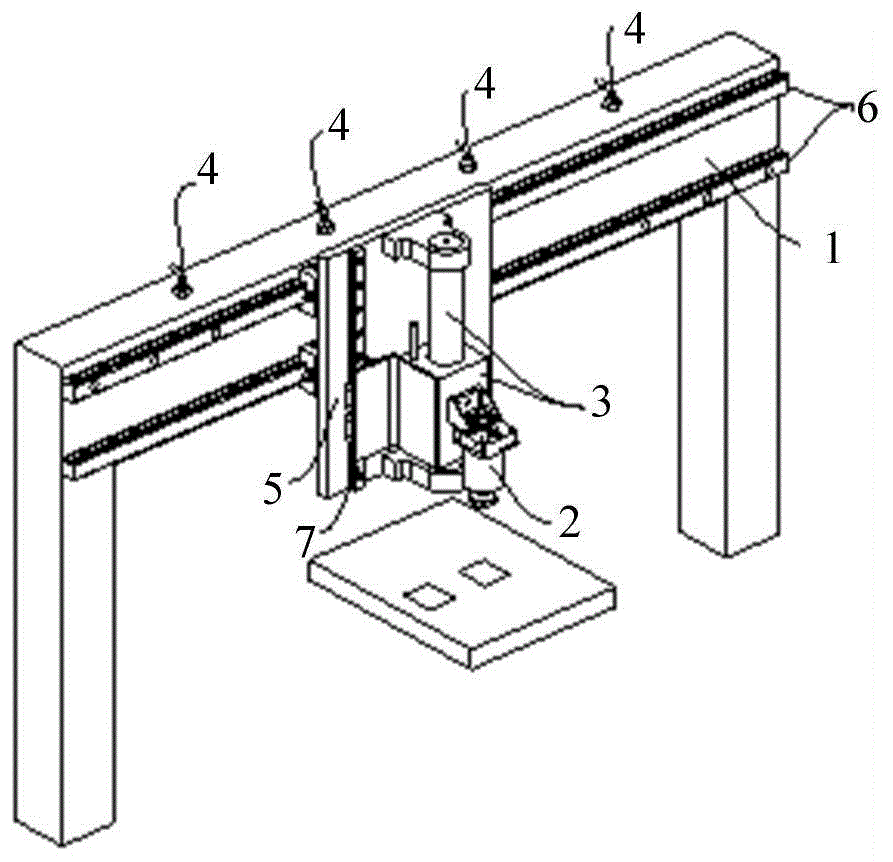 贴装横梁温度形变补偿装置及其方法与流程
