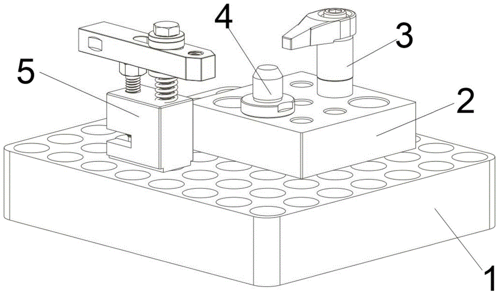一种数控四轴机零件加工用工装夹具的制作方法