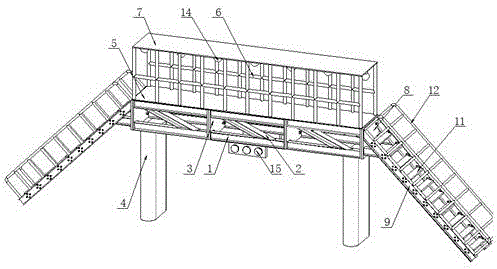 一种可拆卸钢结构天桥的制作方法