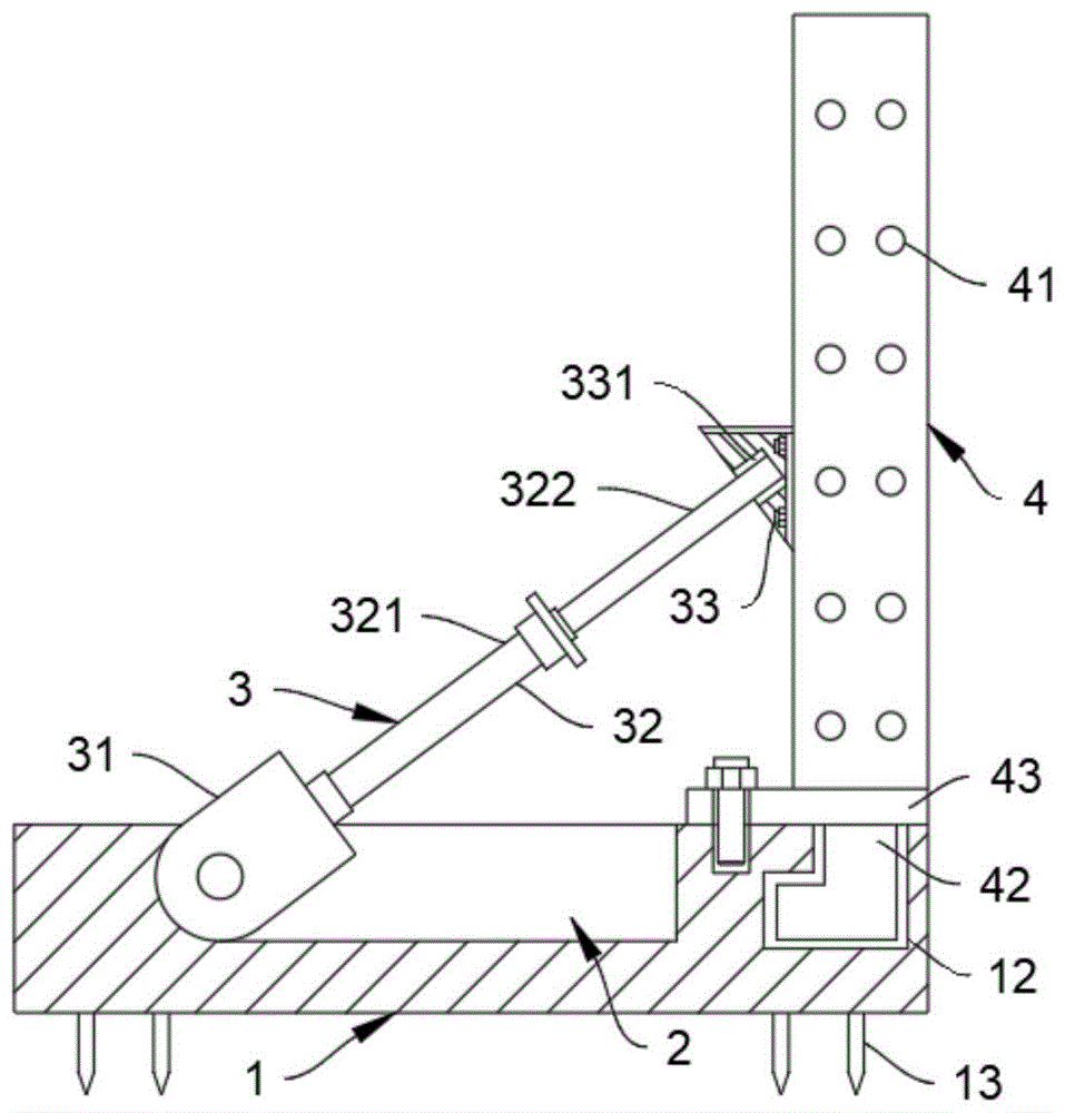 一种房屋建筑的基坑挡土结构的制作方法