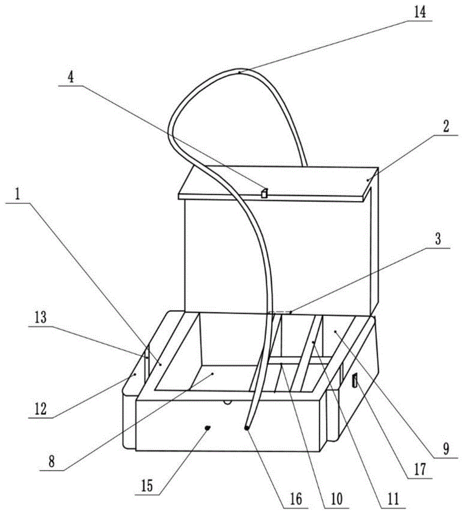 一种高压柜二次接线用小型工具盒的制作方法