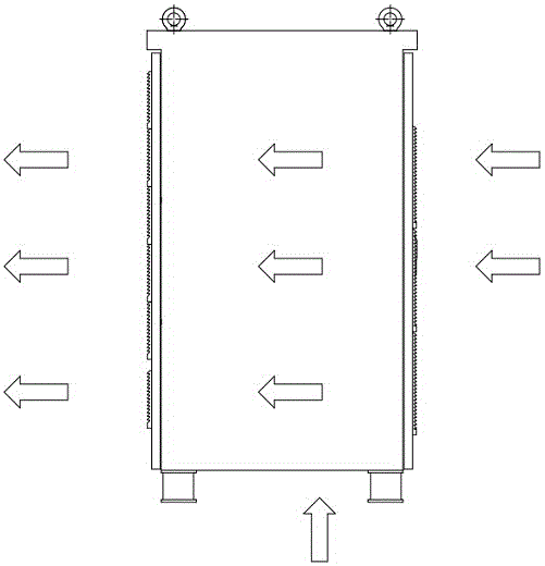 一种机柜散热结构及电源系统的制作方法