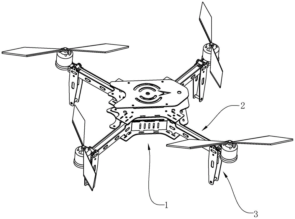 一种X型四旋翼无人机机架的制作方法