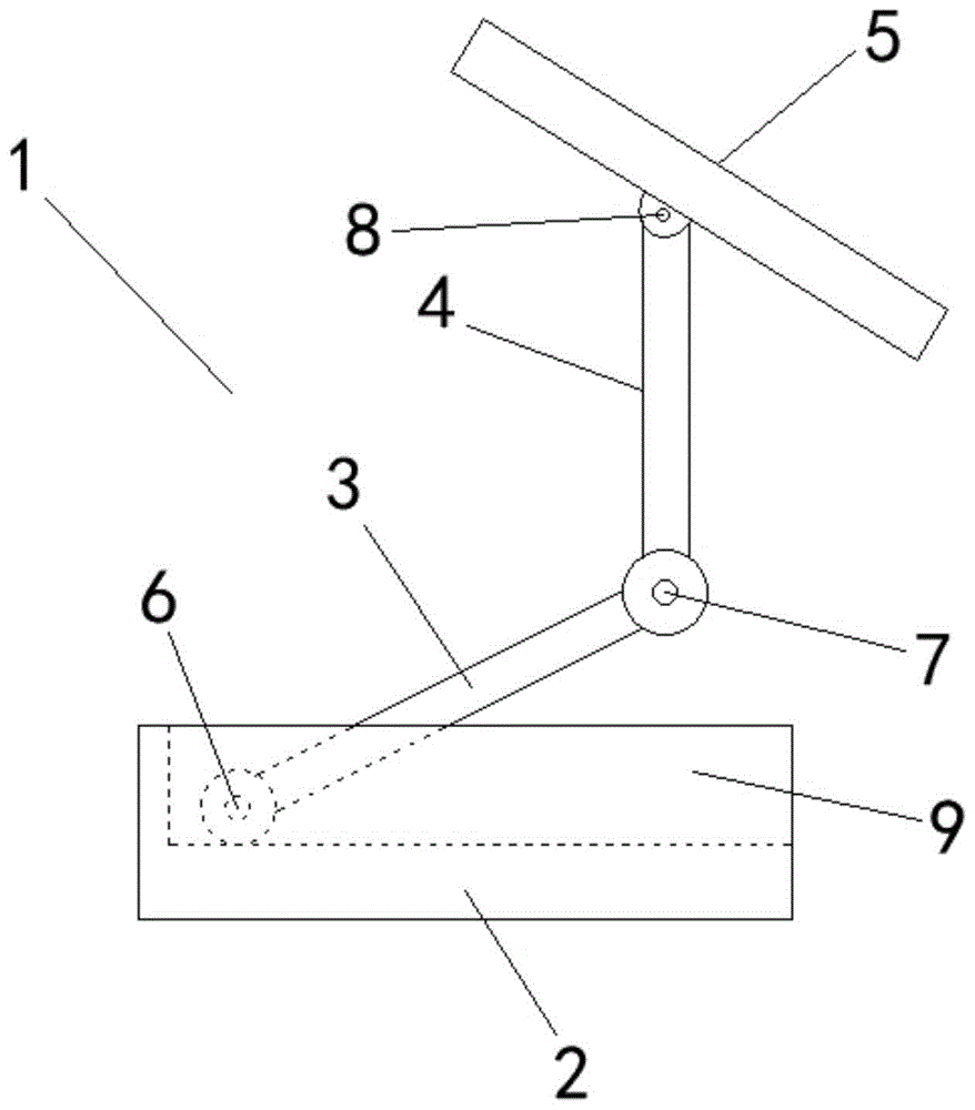 一种折叠镜子的制作方法