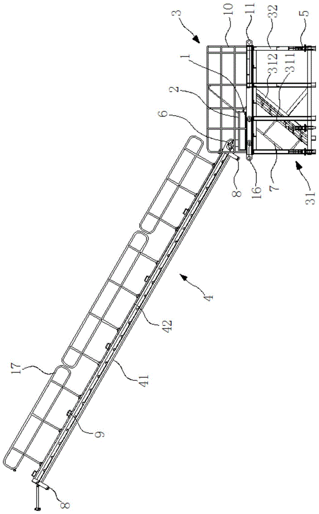 一种船用跳板梯的制作方法