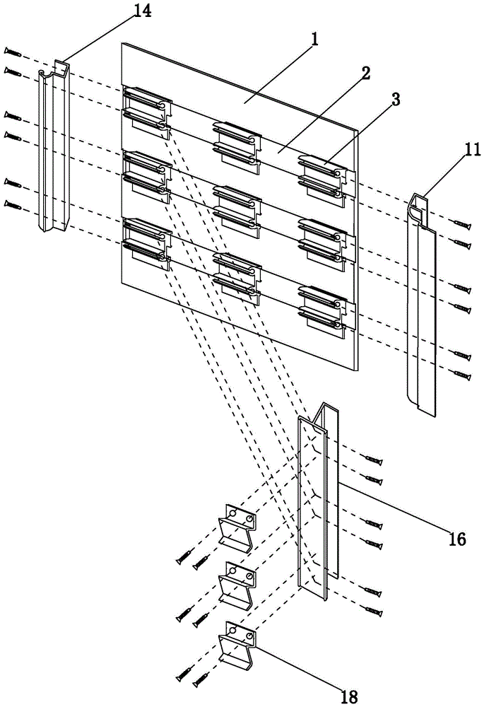 一种组合式板材干挂结构的制作方法