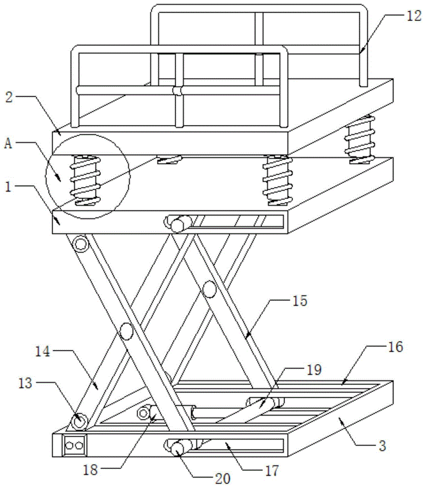 一种降噪式建筑施工平台的制作方法