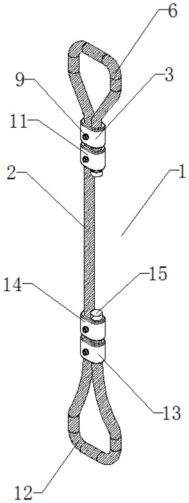 一种新型花编压制钢丝绳索具的制作方法