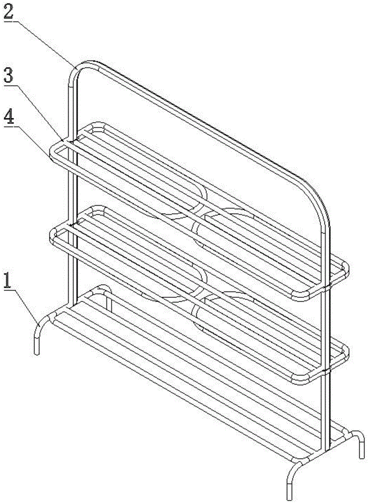 一种鞋架的制作方法