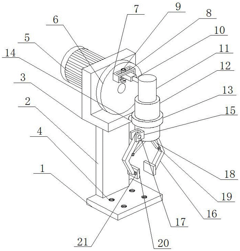 一种机械加工用多角度抓取式夹具的制作方法