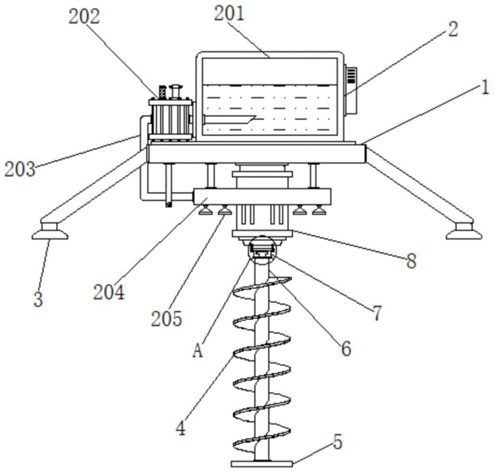 一种建筑工程混凝土管桩掏桩装置的制作方法