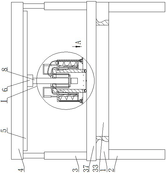 一种低木屑减震式家具板材钻孔设备的制作方法