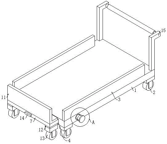 一种隧道施工用搬运架的制作方法