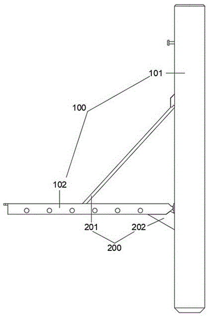 一种基坑支护用桩板组合结构的制作方法