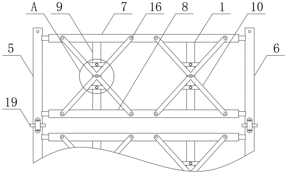 一种具有可伸缩的建筑装修外手架的制作方法