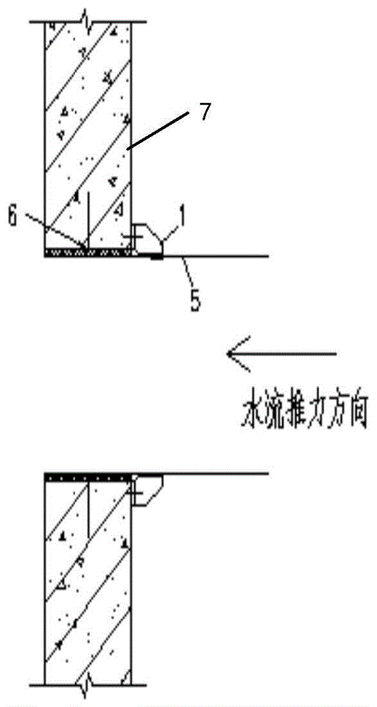 一种用于给排水井埋墙管道结构的止推支座及其安装方法与流程