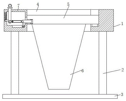 一种压榨核桃油用的油过滤袋固定结构的制作方法