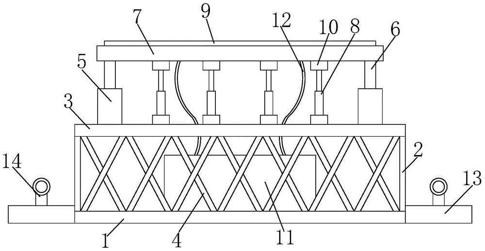 一种新型架空建筑基座的制作方法