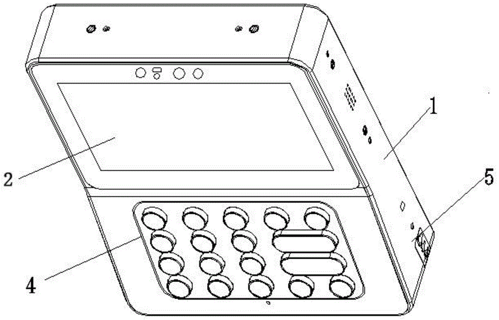 一种可触摸式人脸识别多功能智能终端的制作方法