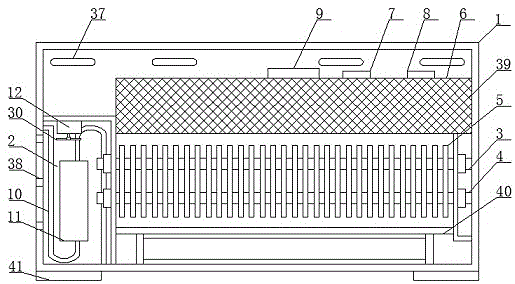 一种散热快具有安全性能的客室电加热器的制作方法