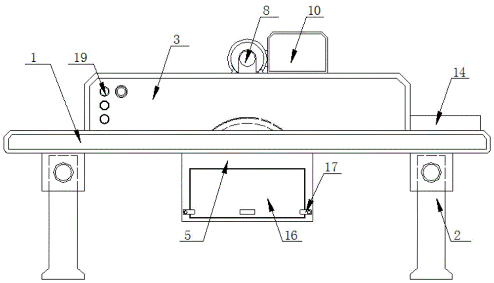 一种环保型家具加工用裁板机的制作方法