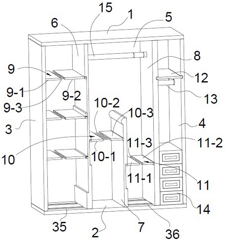 一种衣橱的制作方法