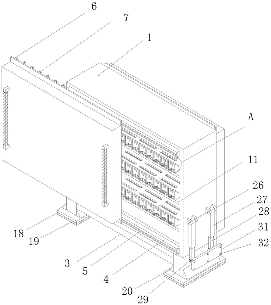 一种矿灯充电电源架的制作方法