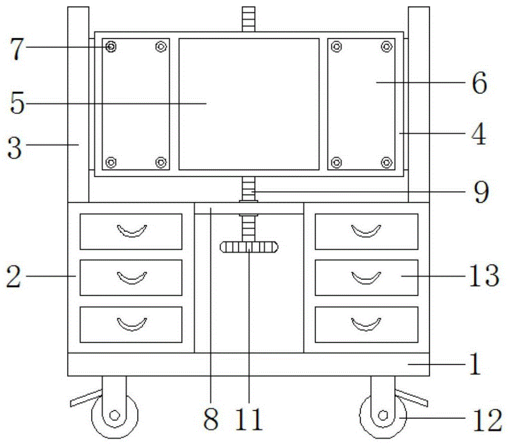 一种法学教学展示装置的制作方法