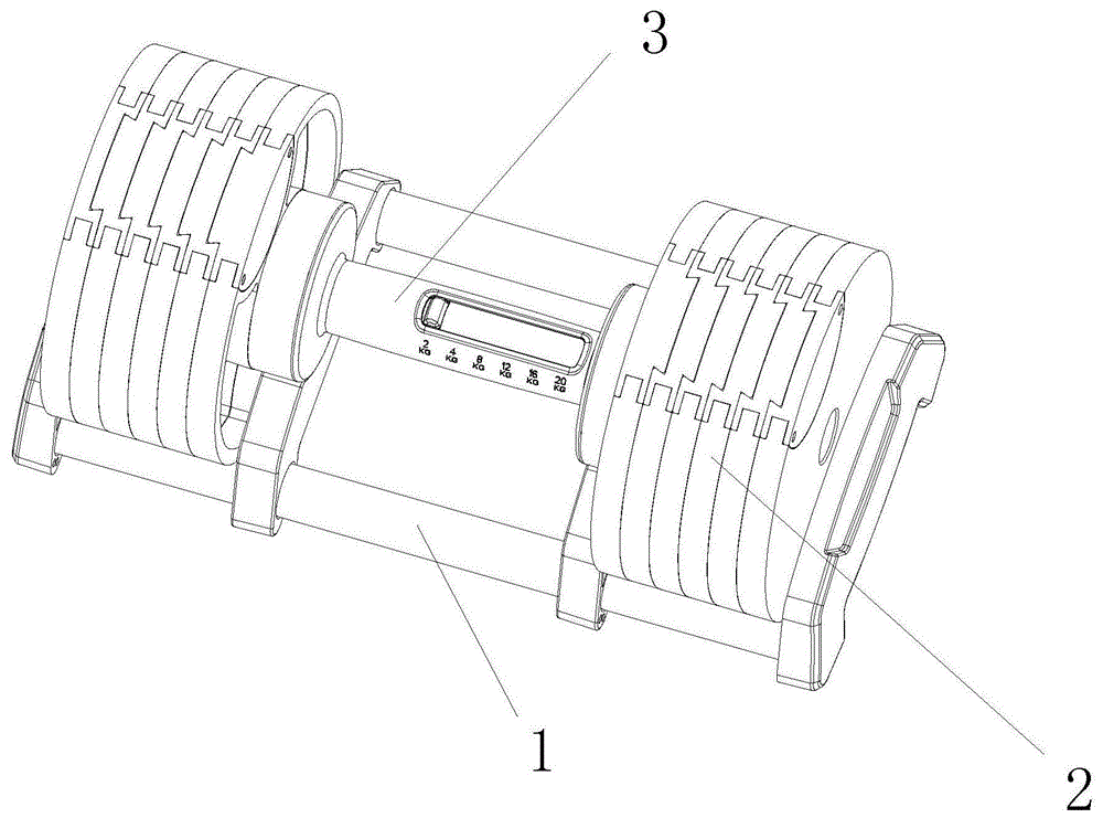 一种可调节哑铃及其使用方法与流程