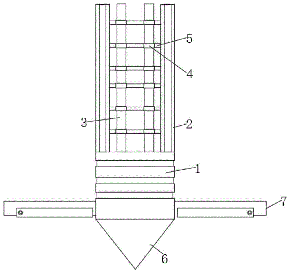 一种不易断裂的建筑地基桩的制作方法