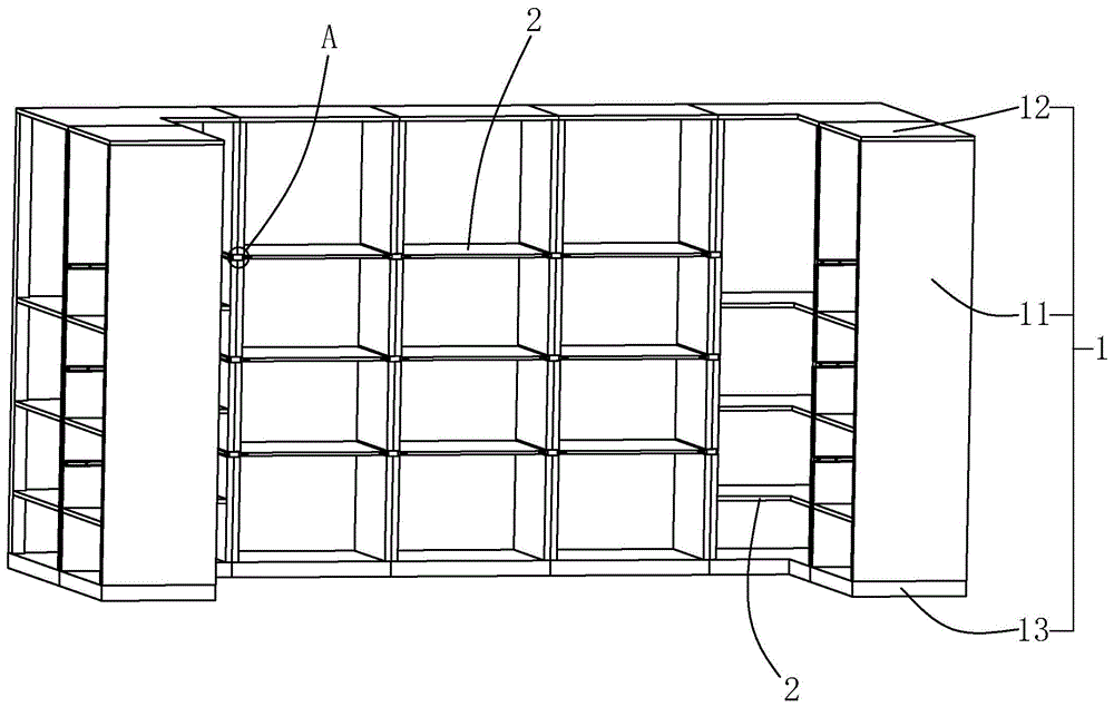 一种快装组合衣帽间的制作方法